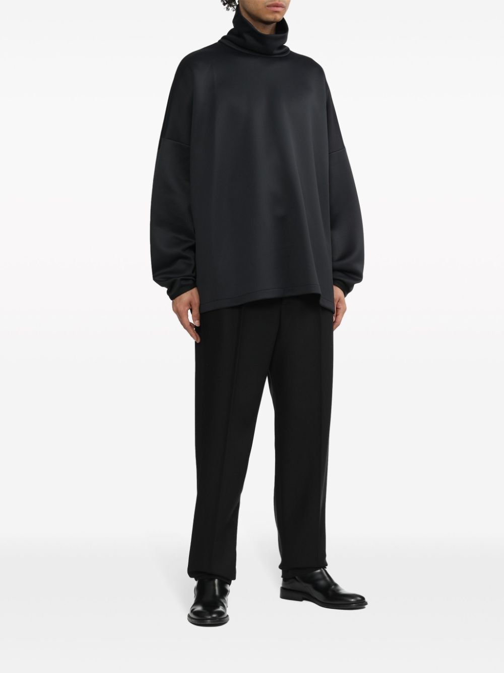 tailored straight-leg trousers - 2