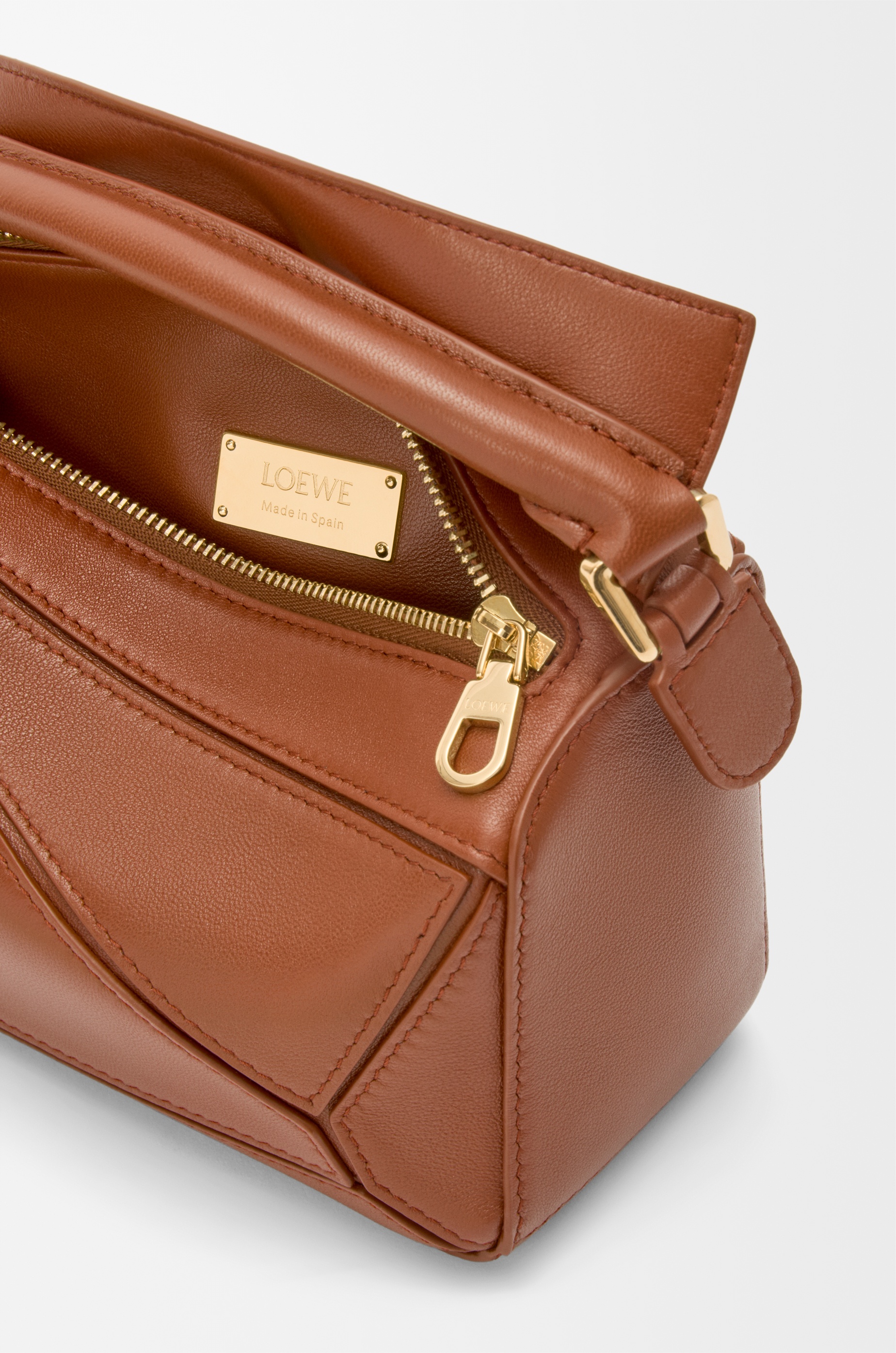 Mini Featherlight Puzzle bag in nappa lambskin - 7