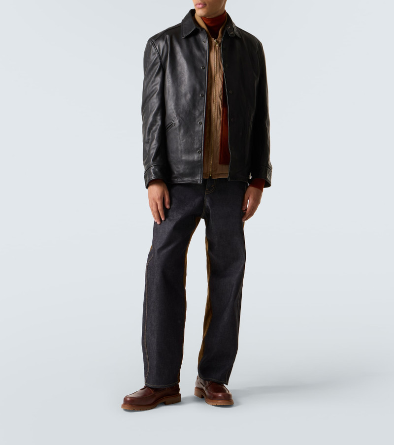 Junya Watanabe MAN High-rise straight jeans outlook