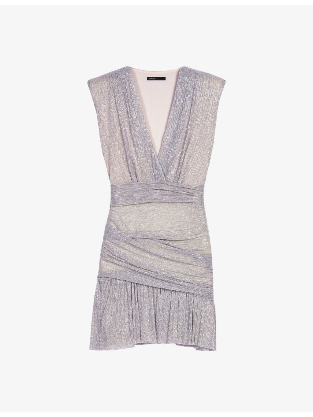 Runnygo metallic woven mini dress - 1