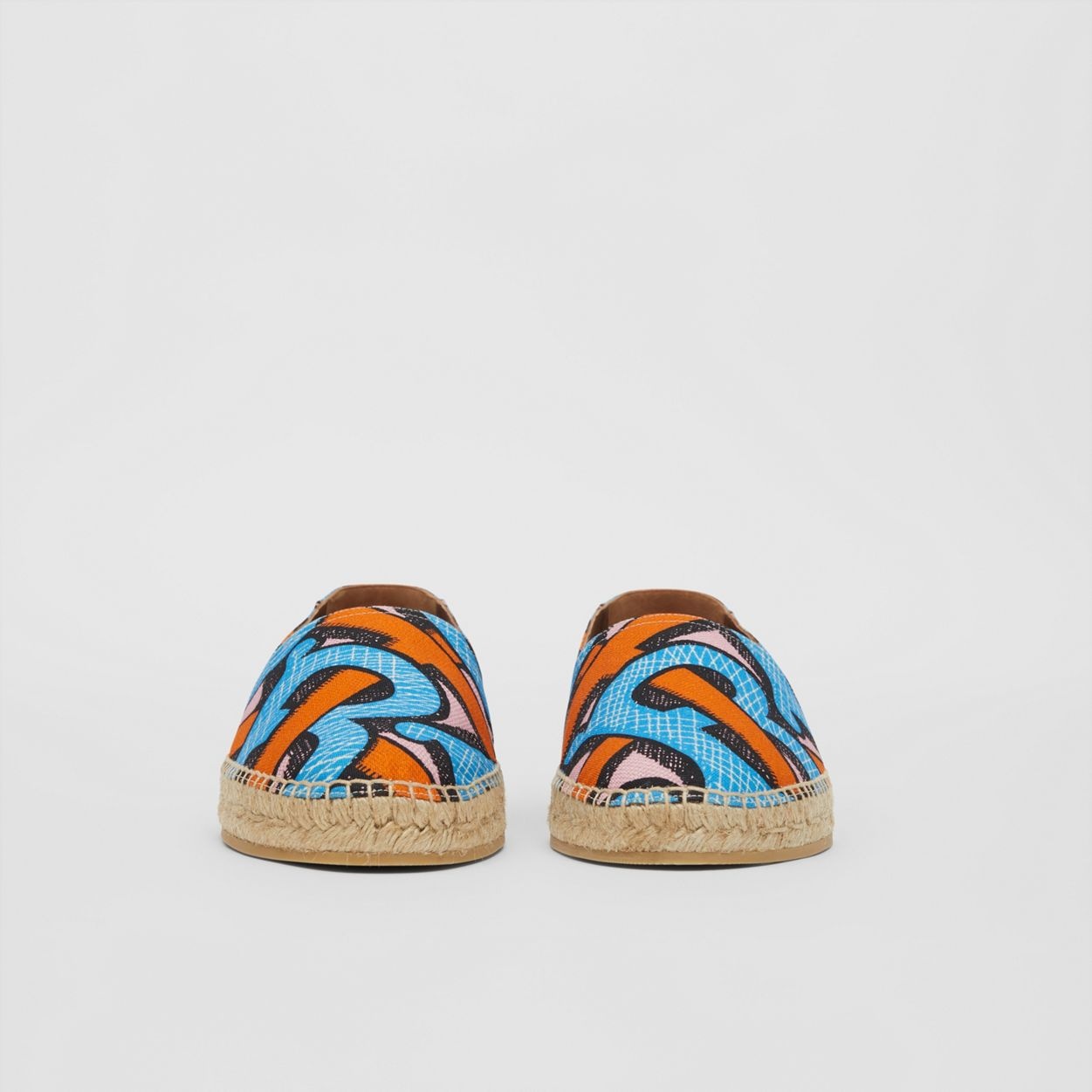 Monogram Print Cotton Canvas Espadrilles - 5