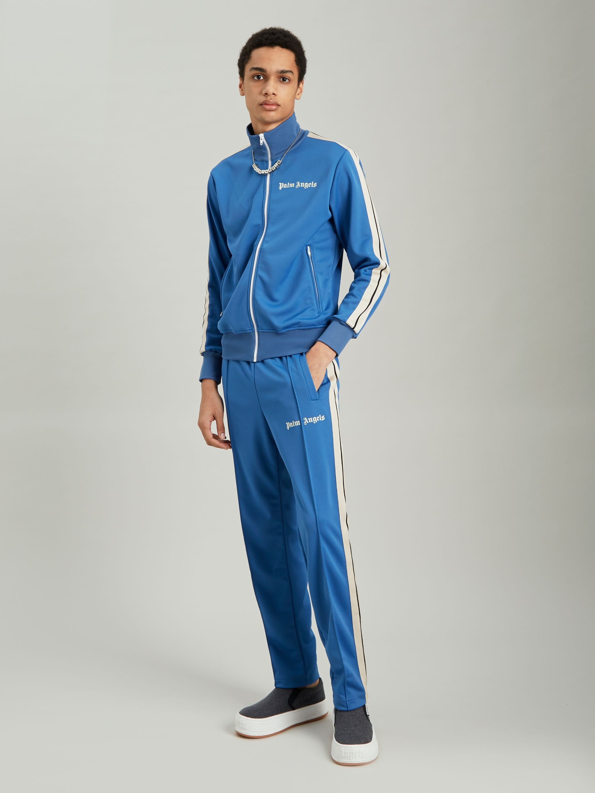 BLUE TRACK PANTS - 2