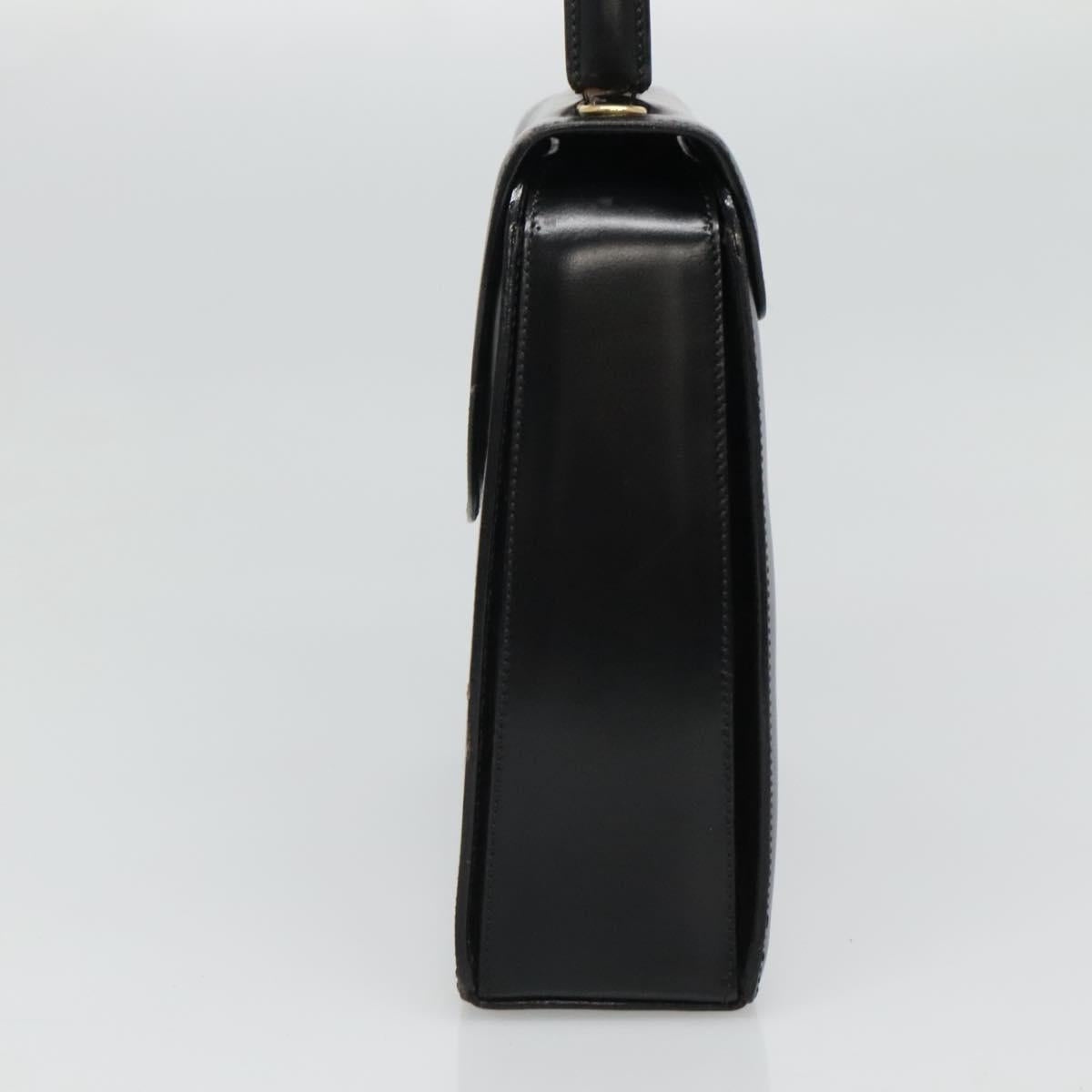 CELINE Hand Bag Leather Black - 5