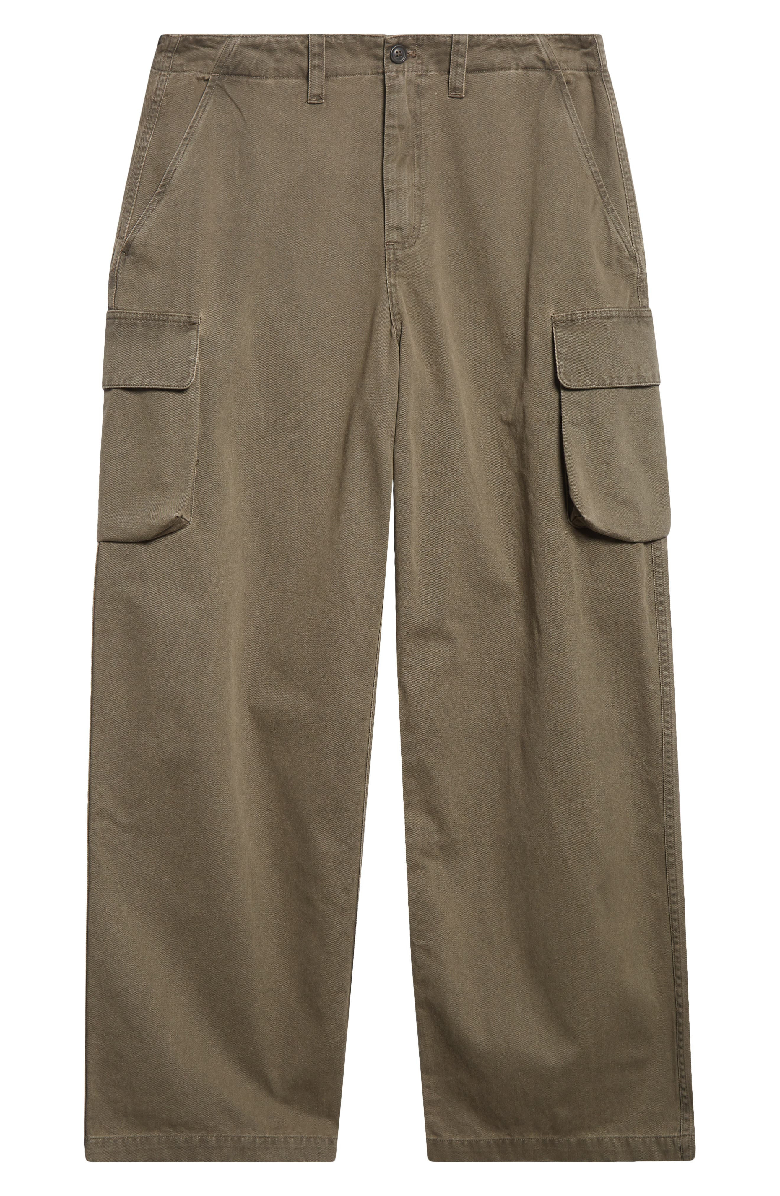 OUR LEGACY Mount Cotton & Hemp Cargo Pants in Ditch Wash Out Twill at Nordstrom - 5