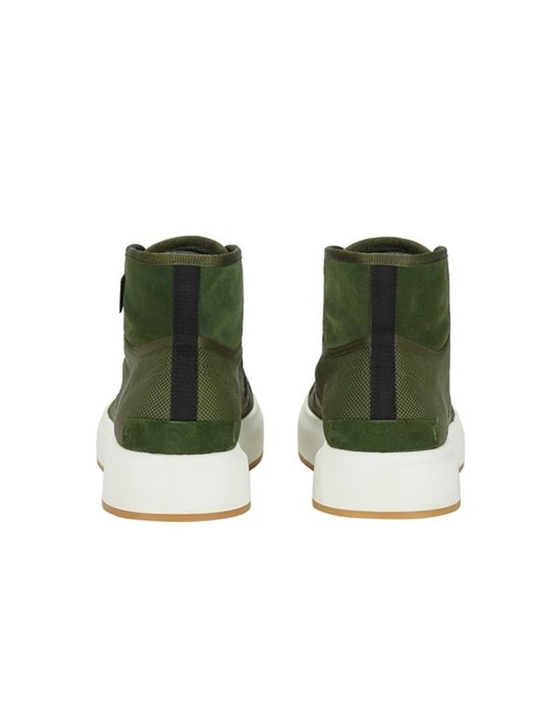 S0440 LEATHER SHOES OLIVE GREEN 4