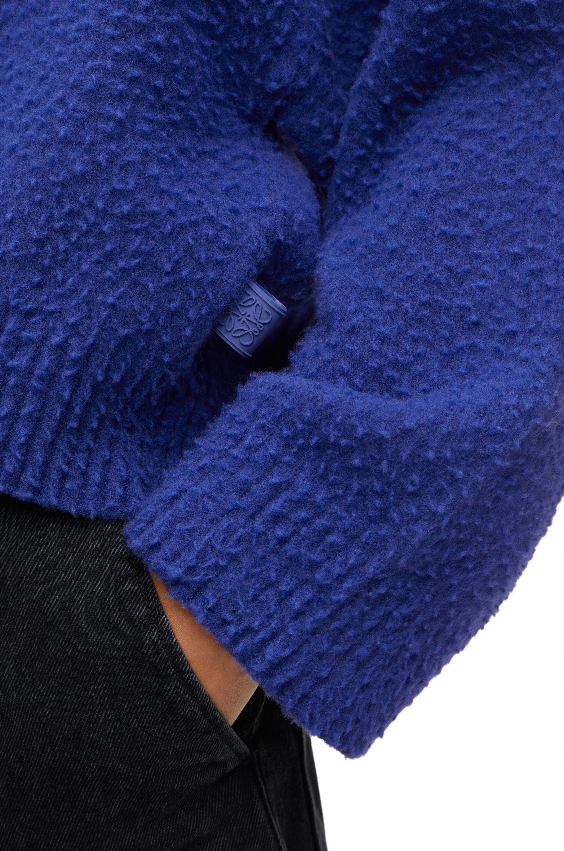 Cropped sweater in wool blend - 5
