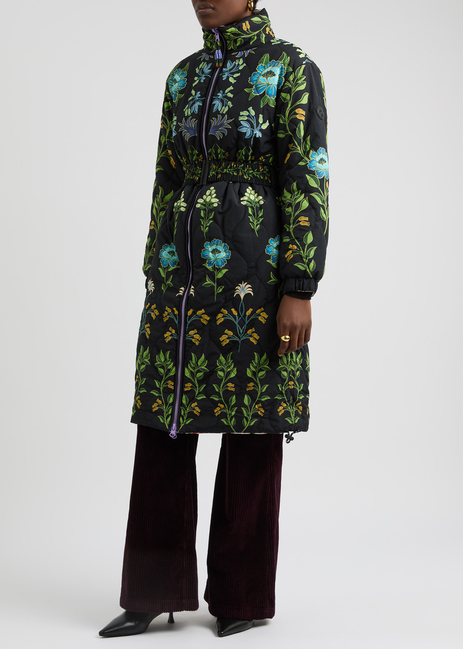 Farm Rio Winter Garden Reversible Floral-print Shell Jacket - 2