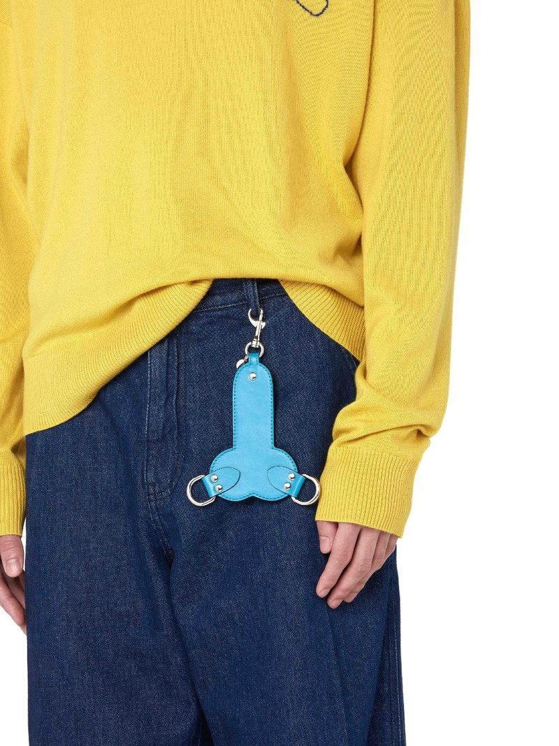 JW Anderson LEATHER PENIS KEYRING outlook