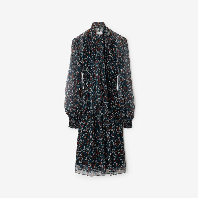 Ditsy Floral Silk Dress 1
