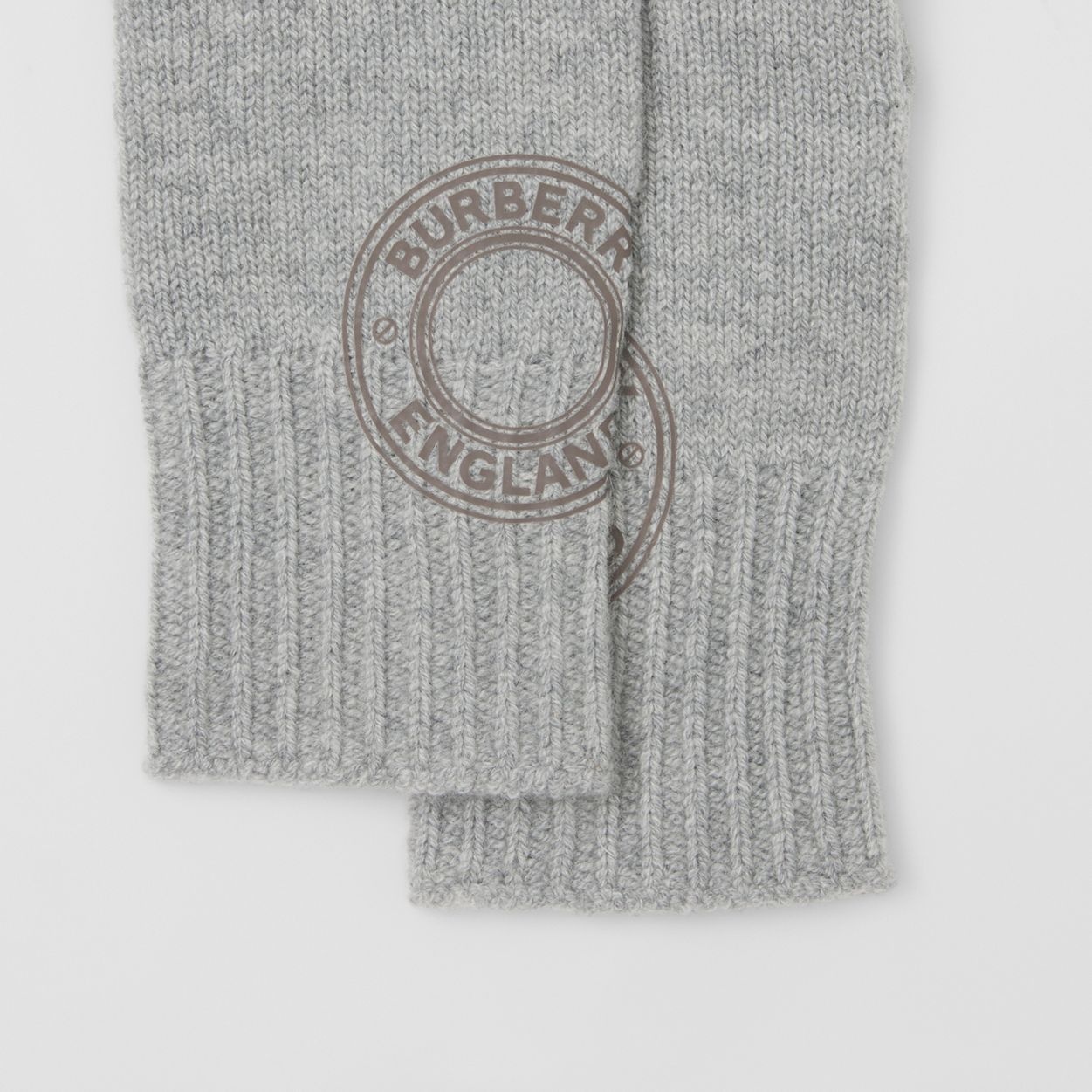 Logo Graphic Cashmere Blend Gloves - 2