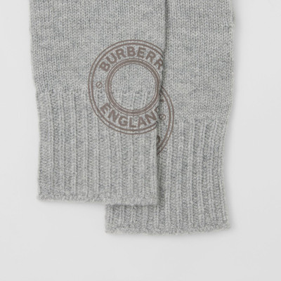 Burberry Logo Graphic Cashmere Blend Gloves outlook