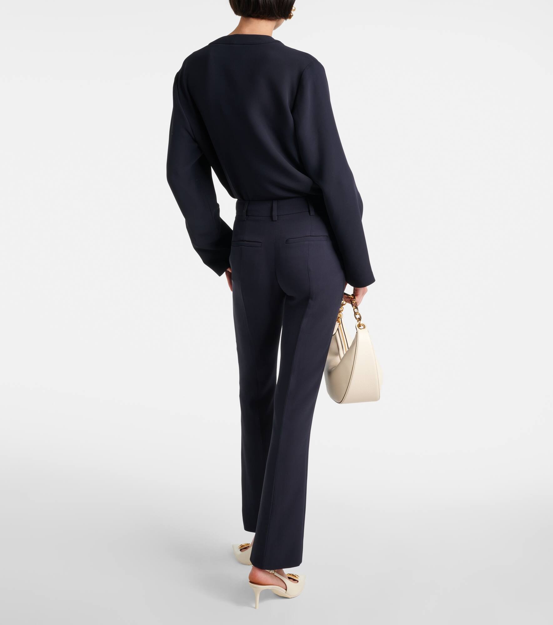 Cady Couture high-rise flared pants - 3