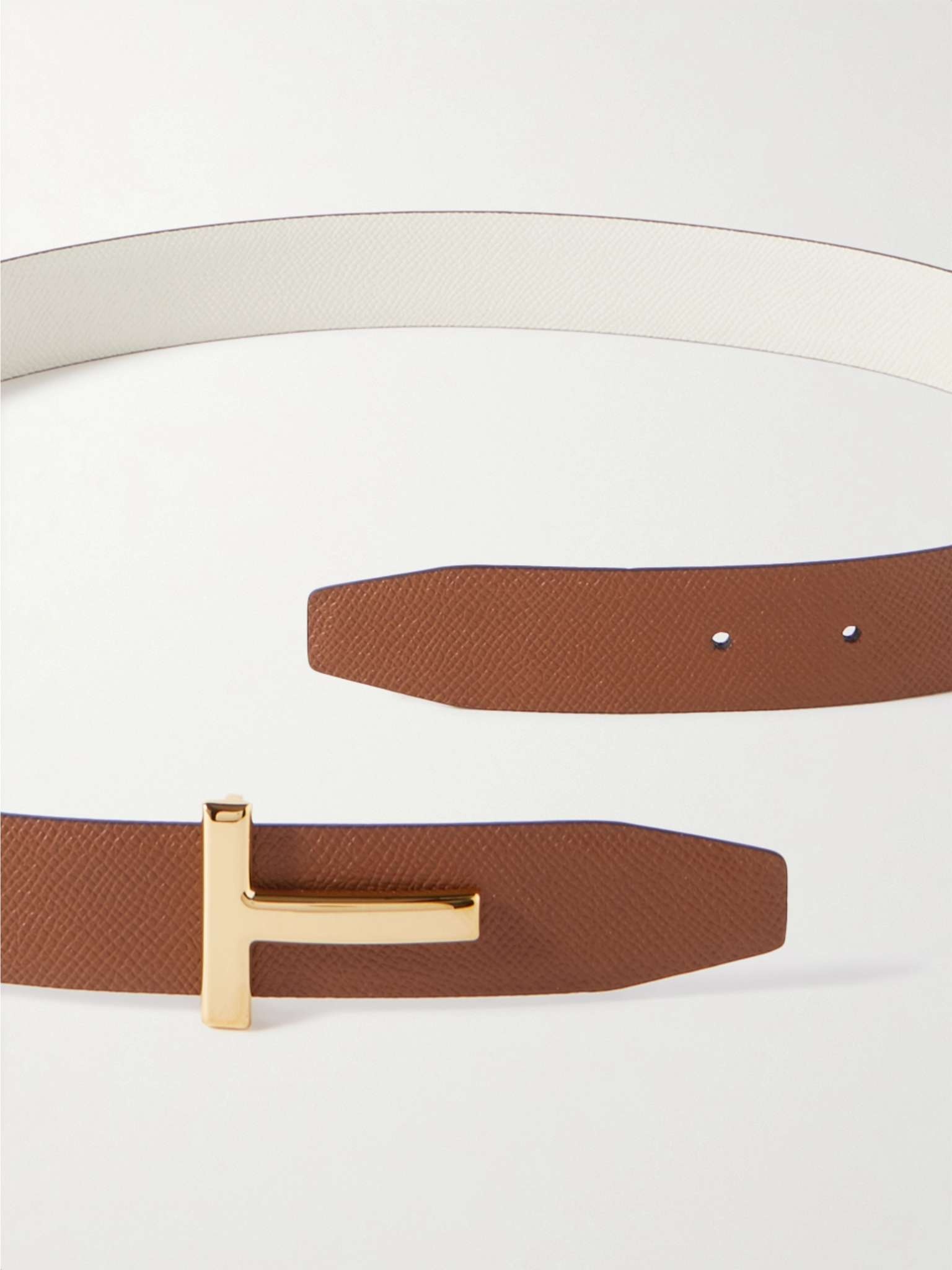 3cm Reversible Leather Belt - 3
