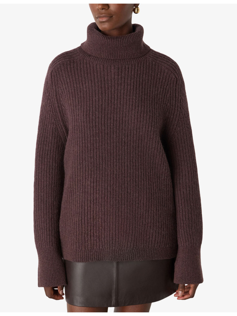 Heavy Roll-Neck Wool Jumper 3