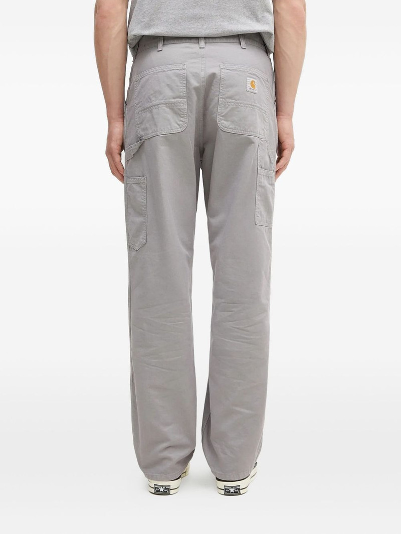 multiple-pockets straight-leg trousers 3