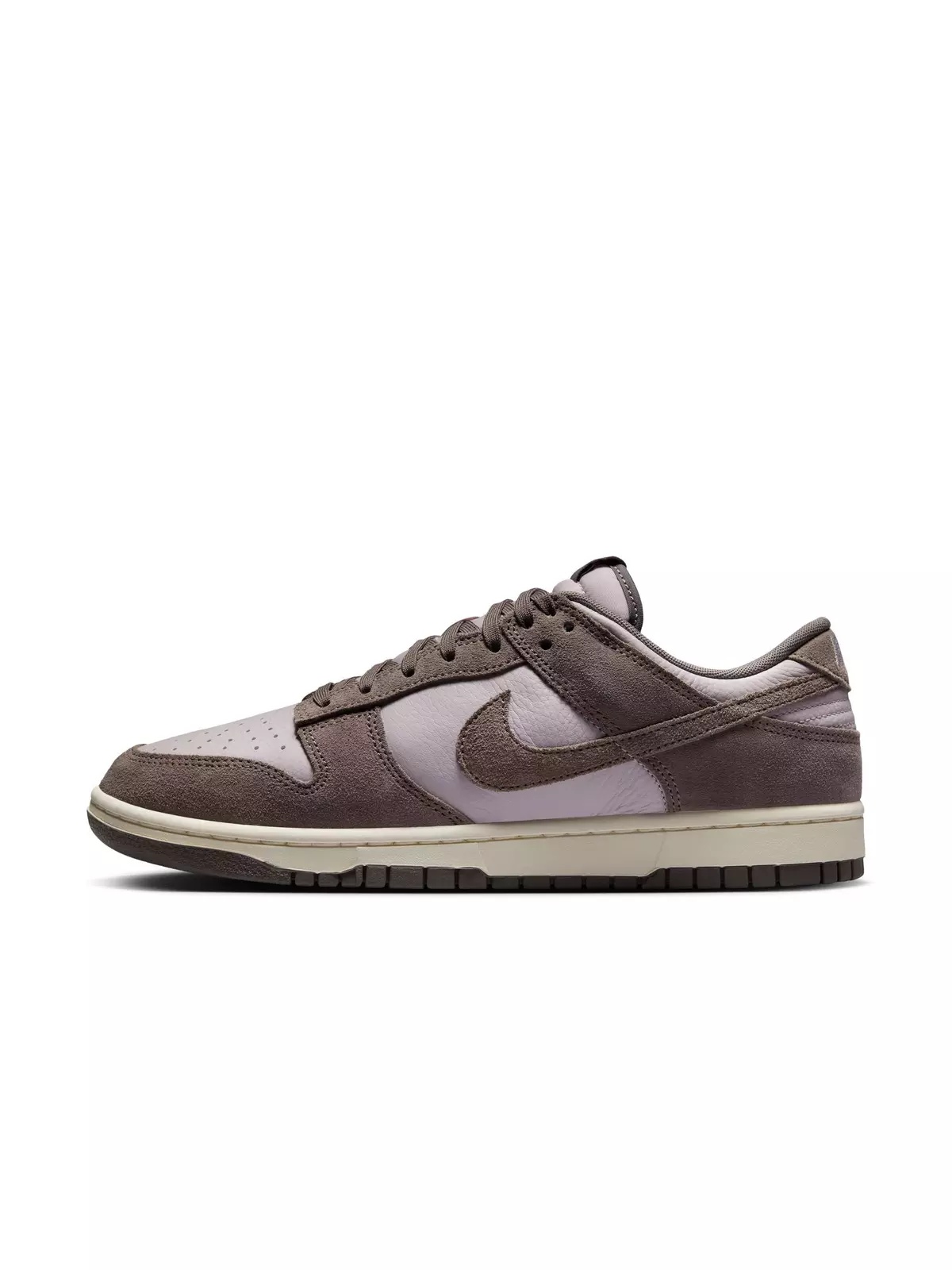 Dunk Low Retro SE Leather "Platinum Violet/Cave Stone/Pale Ivory" Men's Shoe - 3