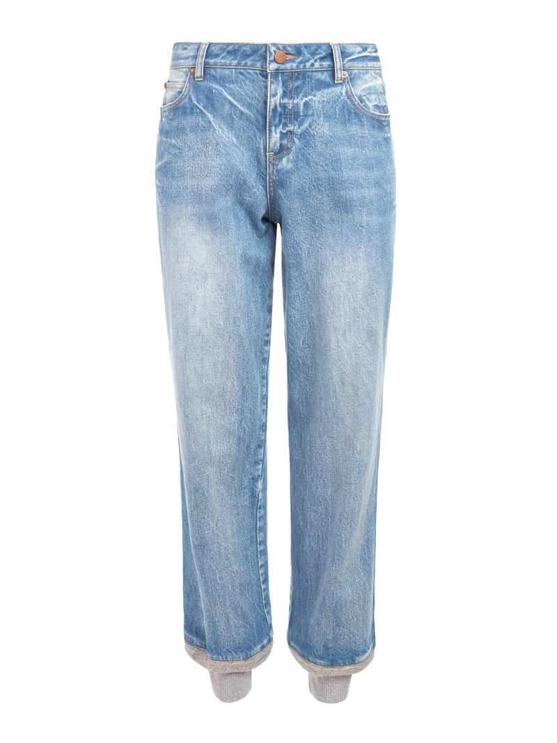 KESHA JEAN WITH RIB CUFF 1