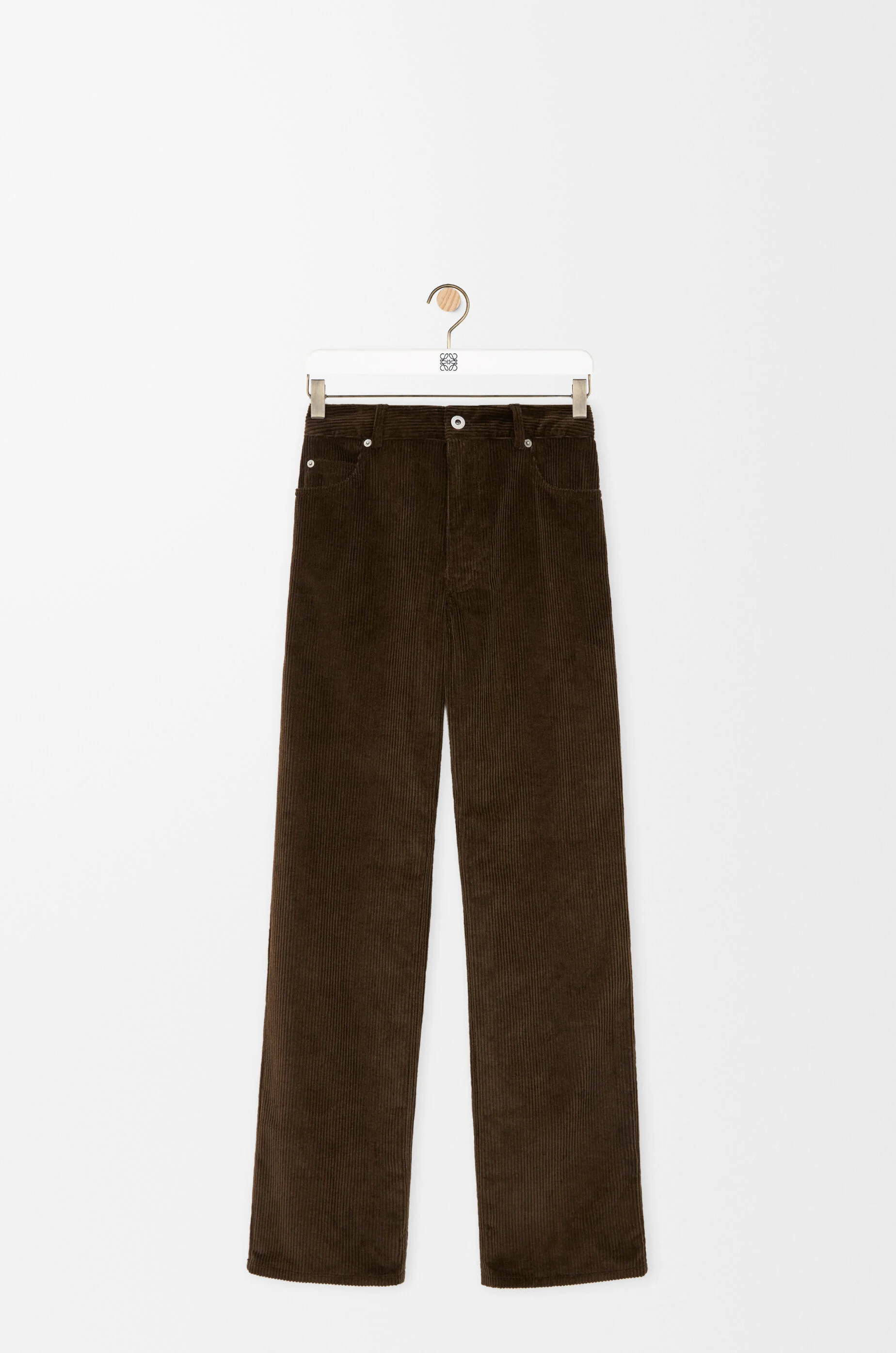 Trousers in cotton corduroy - 1