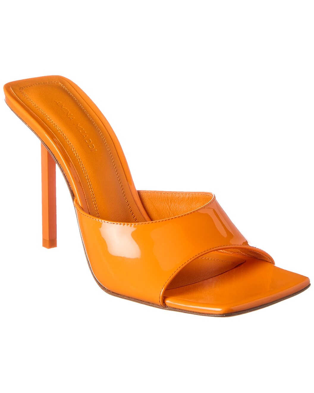 AMINA MUADDI Laura 95 Patent Sandal - 1