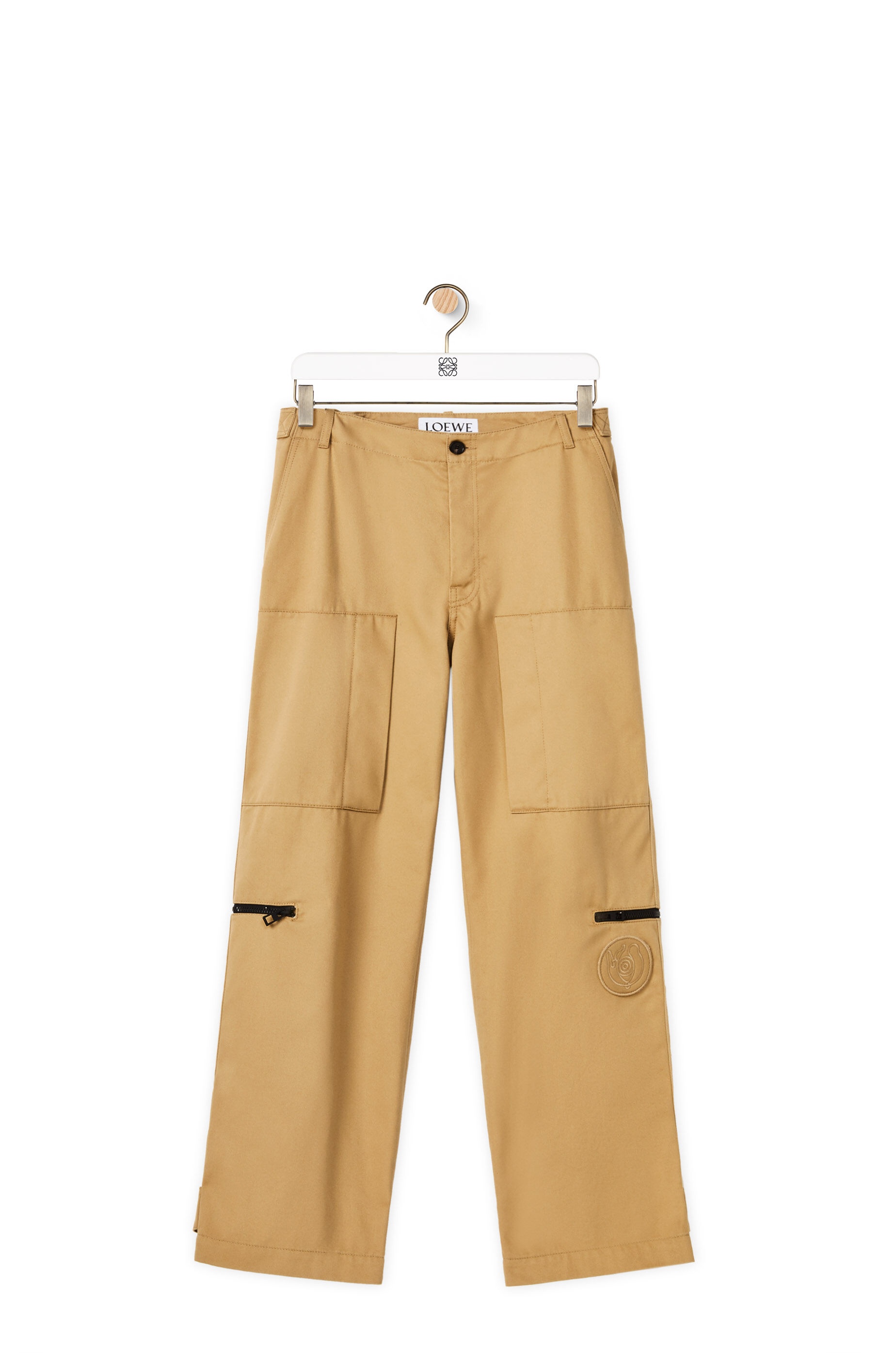 Utility cargo pants in organic cotton - 1