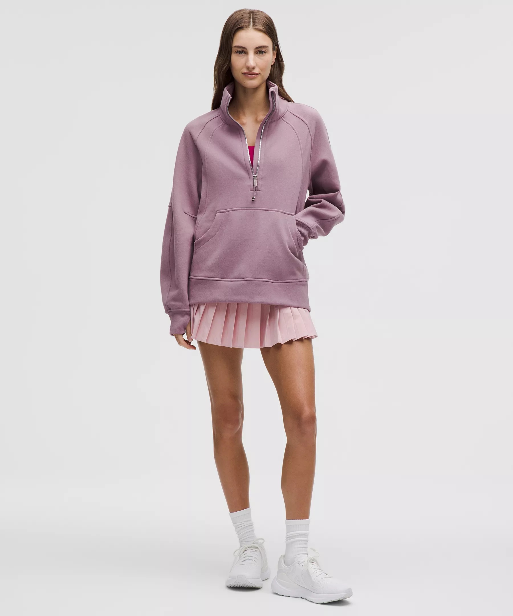 Scuba Oversized Funnel-Neck Half Zip *Long - 2