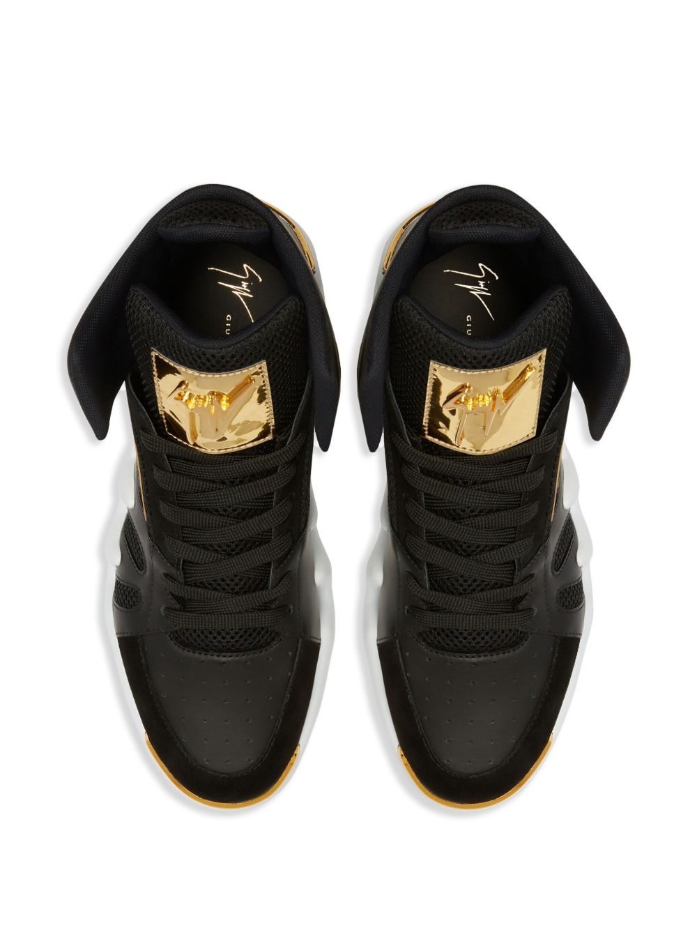 Talon high-top leather sneakers - 4