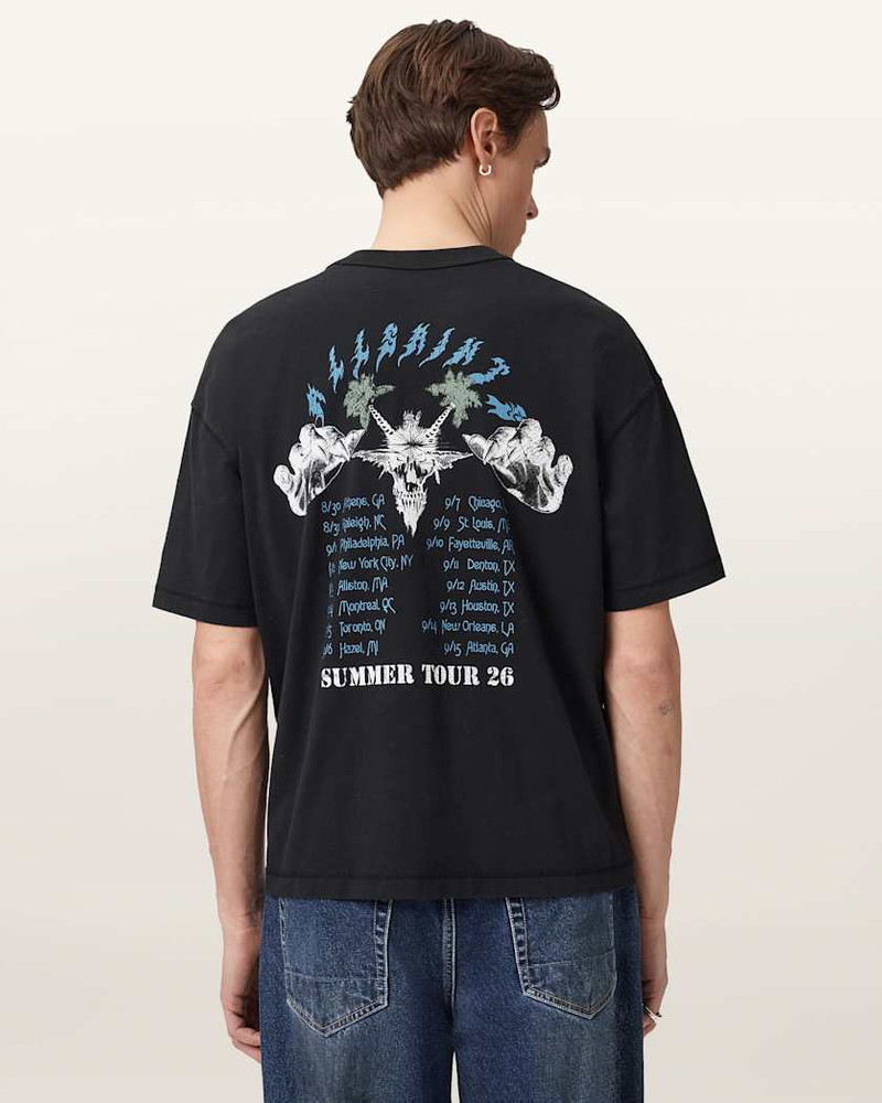 ALLSAINTS PALM RIPPER SHORT SLEEVE GRAPHIC T-SHIRT outlook