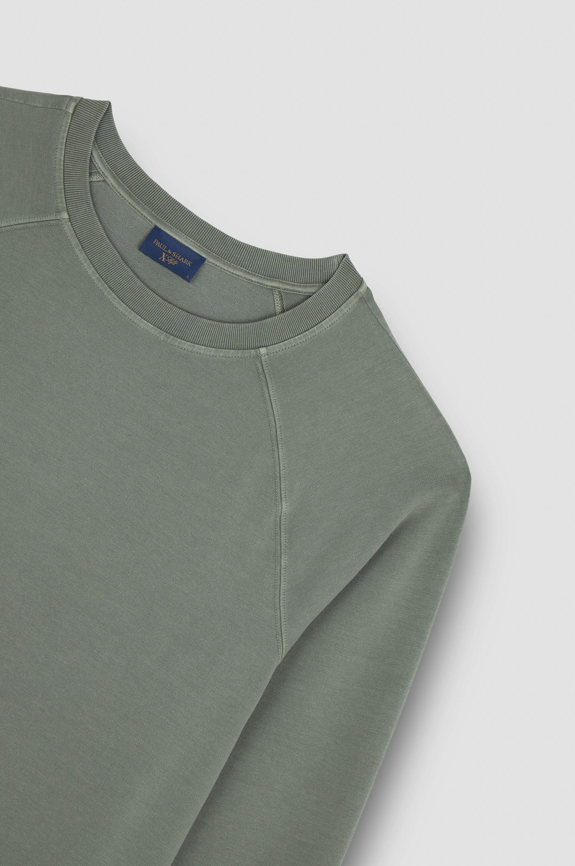 X-SOFT GARMENT-DYED COTTON SWEATSHIRT - 5