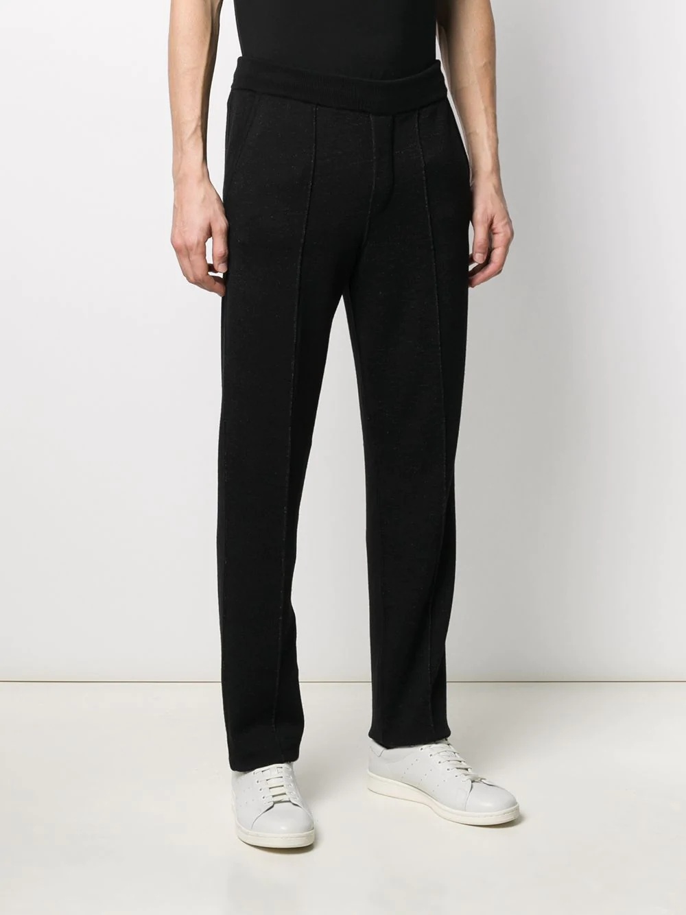 high-rise straight leg trousers - 3