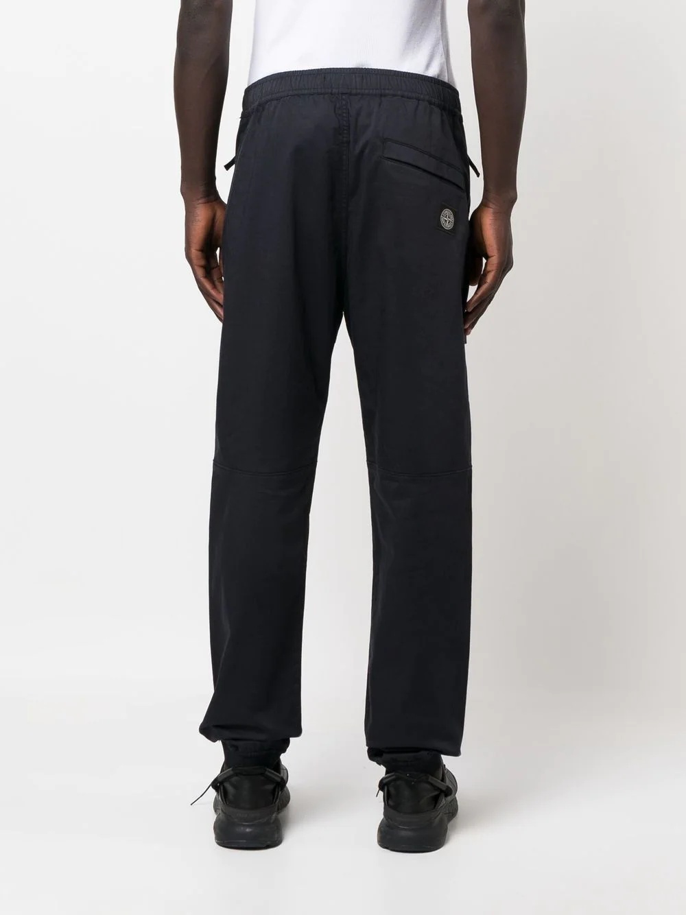 straight-leg cotton trousers - 4