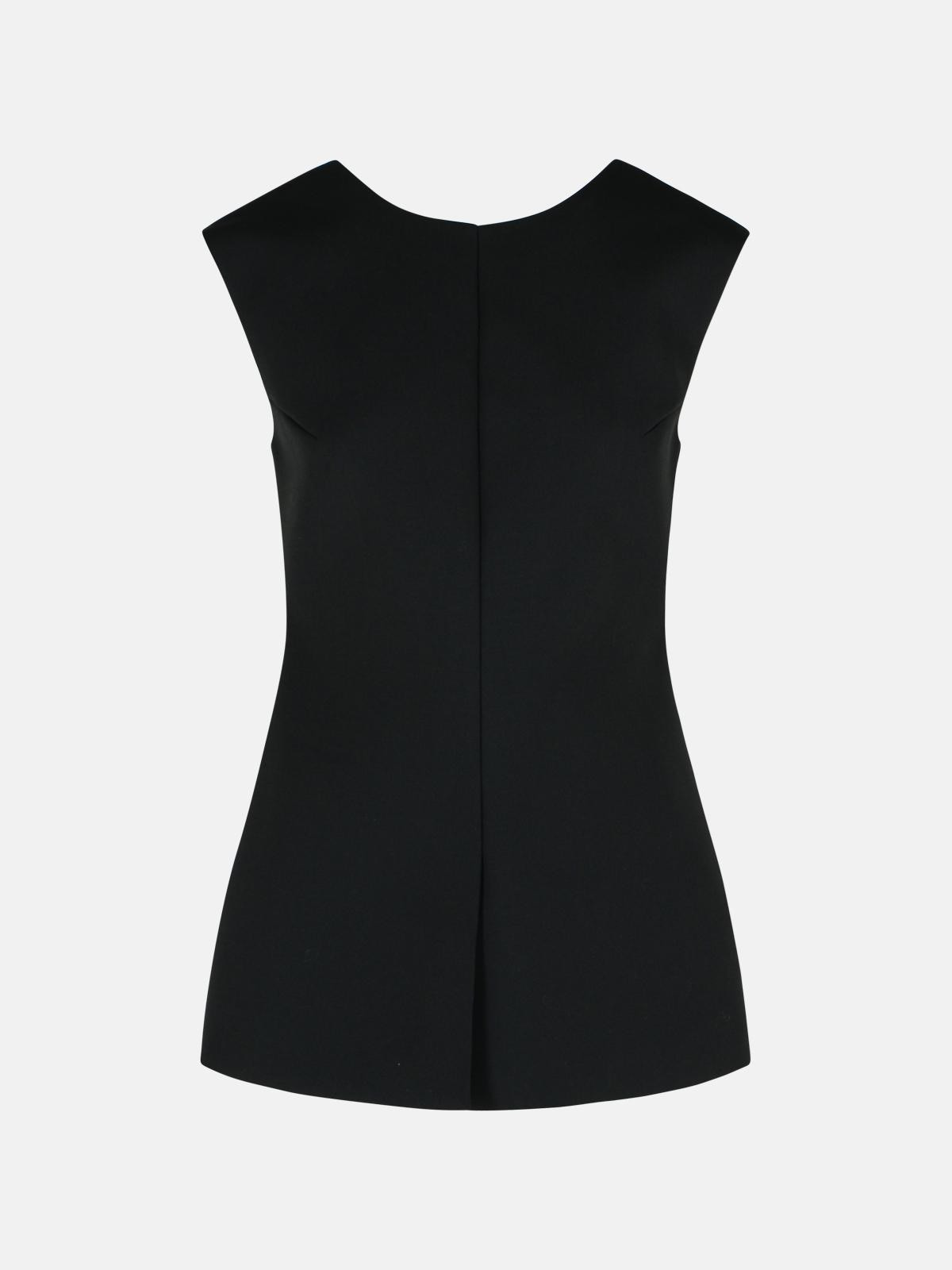 'SCULPTURAL' WOOL BLEND TANK TOP - 1