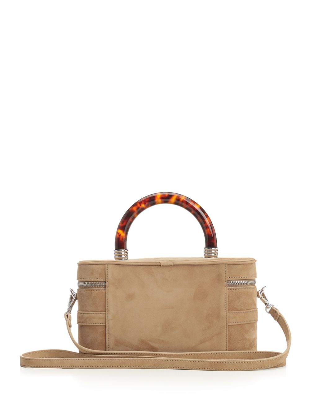 Belle Vivier Vanity Mini Handbags Beige - 3