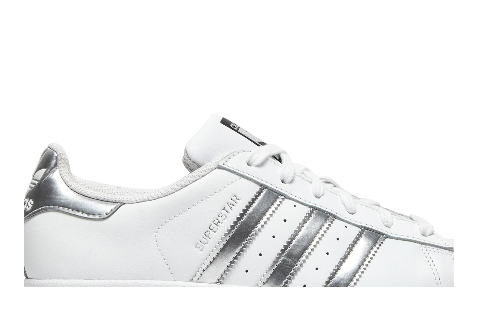 Wmns Superstar 'White Silver Metallic' - 2