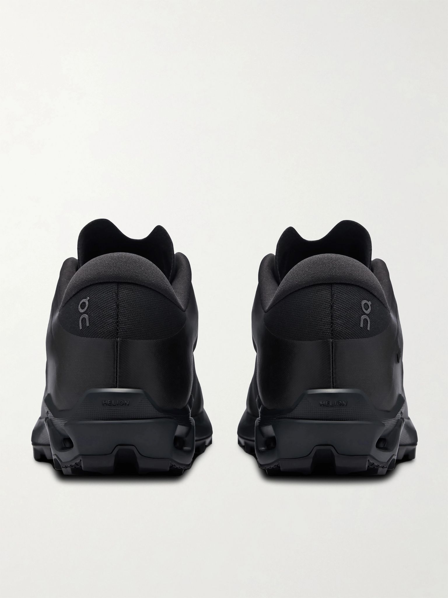 + Post Archive Faction Cloudventure Peak rubber-trimmed recycled-mesh sneakers Black - 2