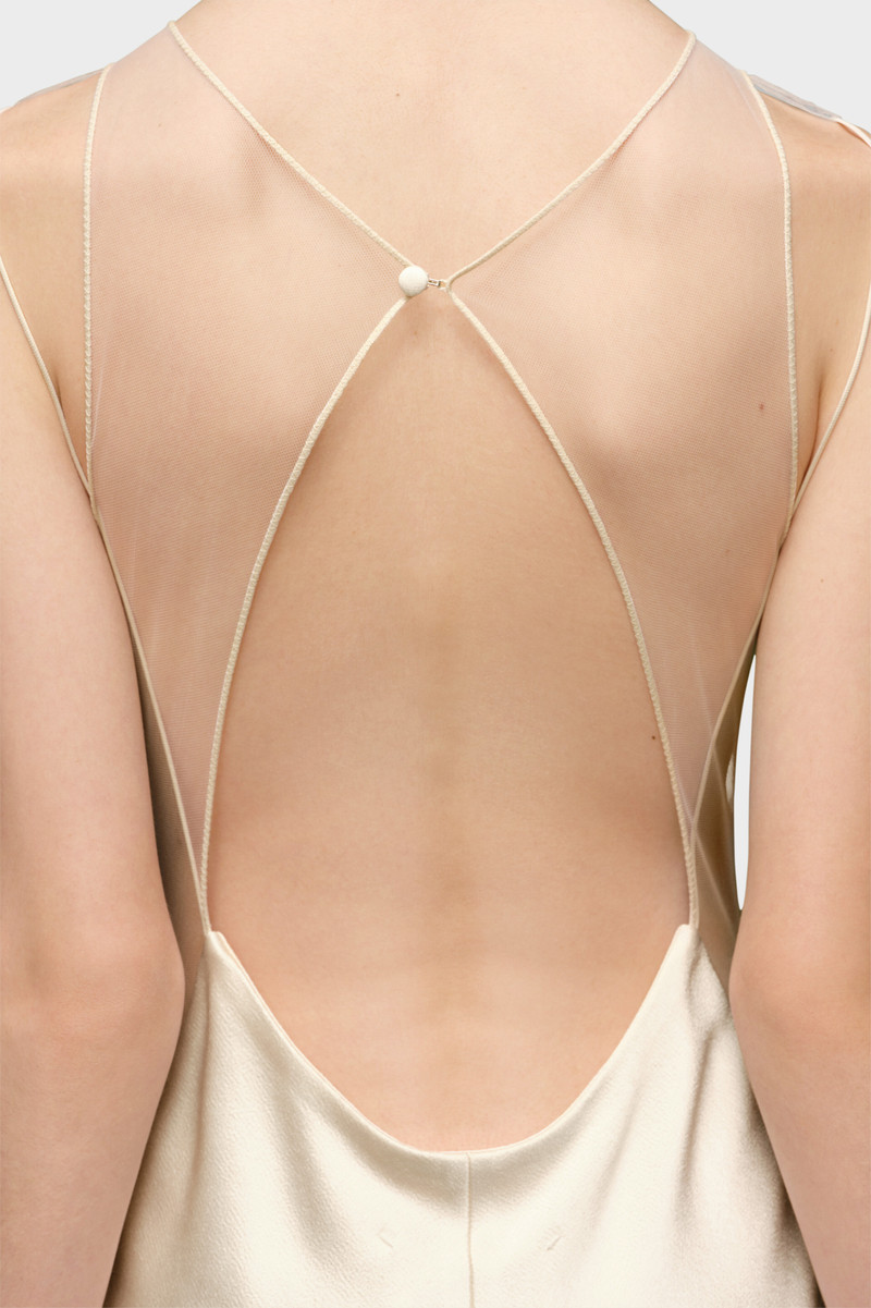 Hammered Satin Gown 5