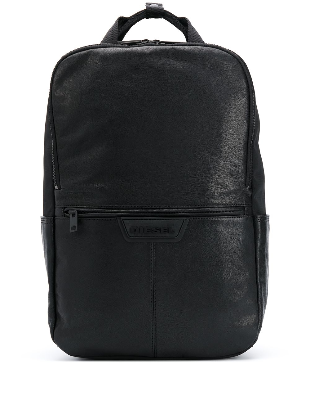 rectangular logo backpack - 1