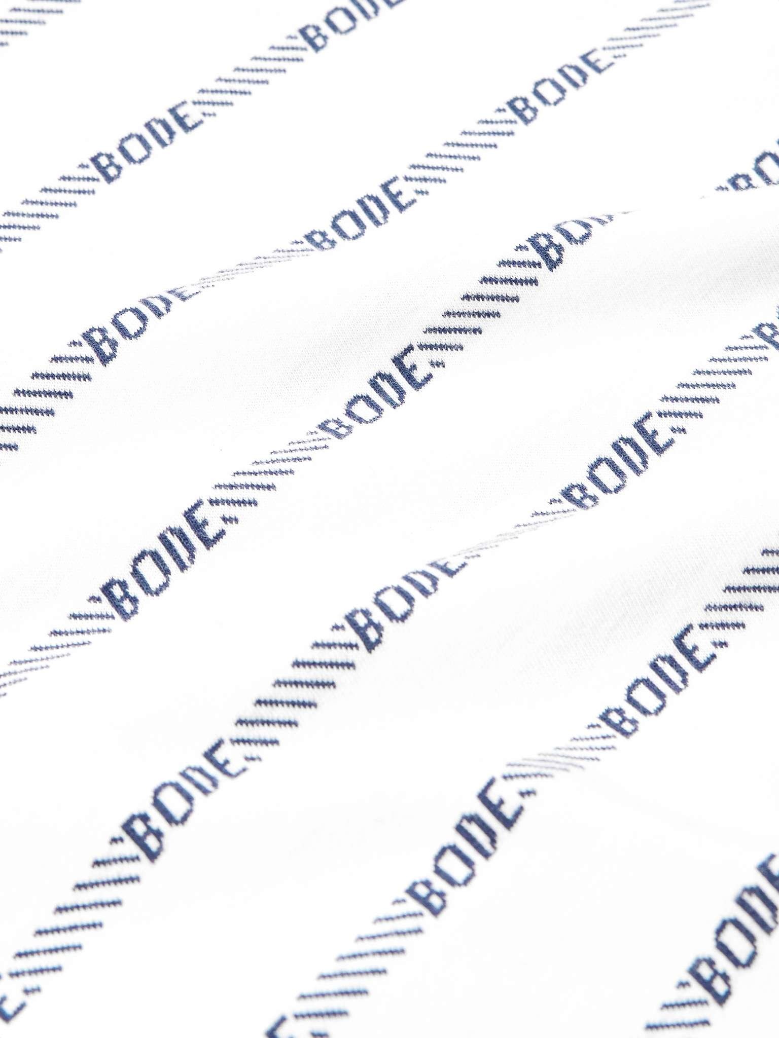 Logo-Jacquard Cotton-Jersey T-Shirt - 4