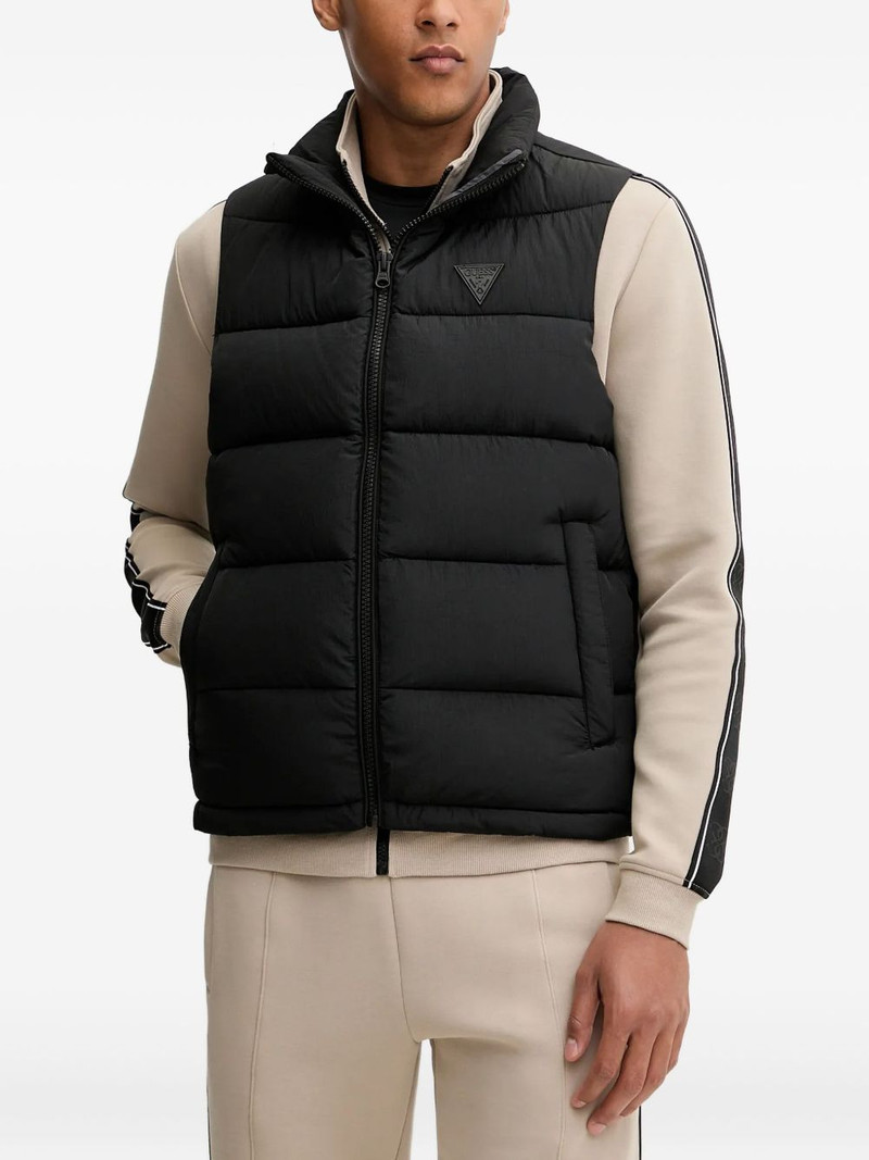 padded logo-plaque gilet 1