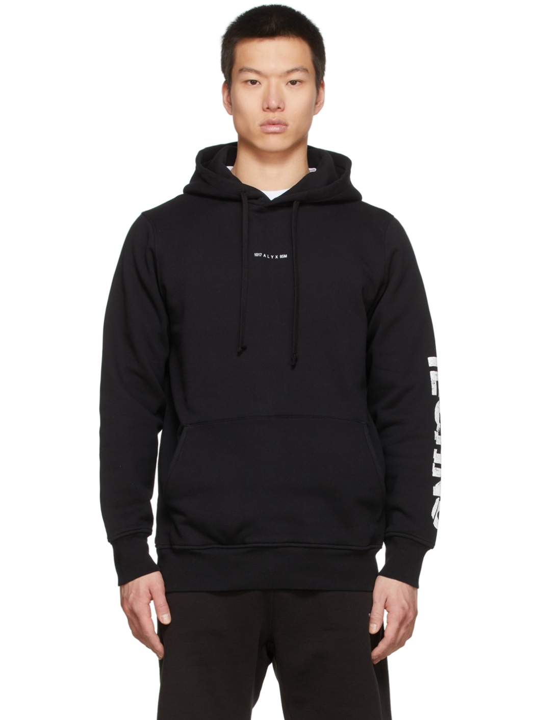 Black Scarred By Techno Hoodie - 1