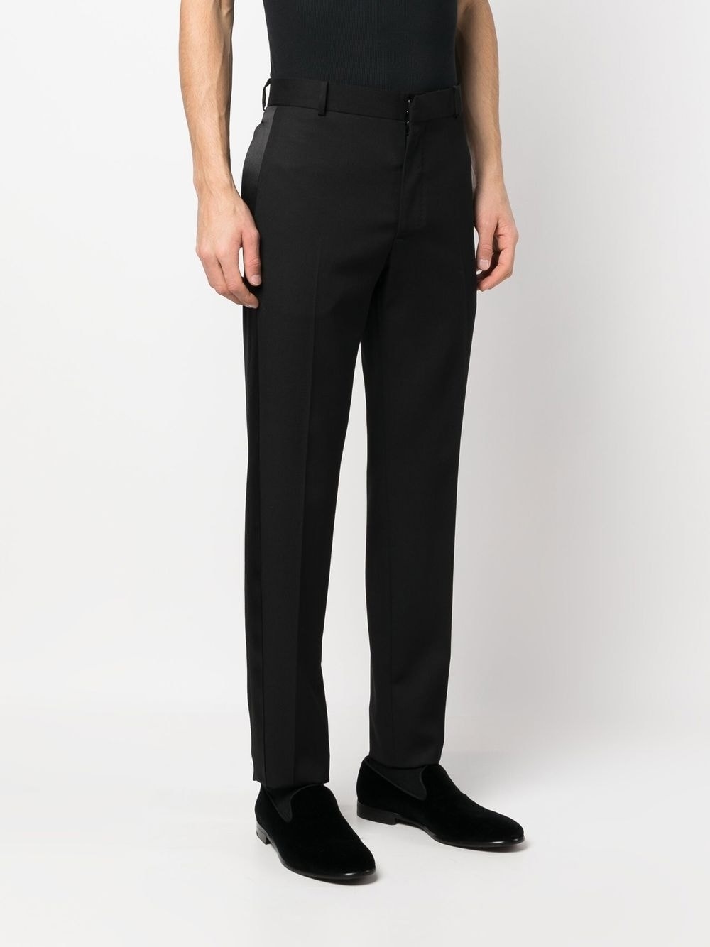 straight-leg tailored trousers - 3