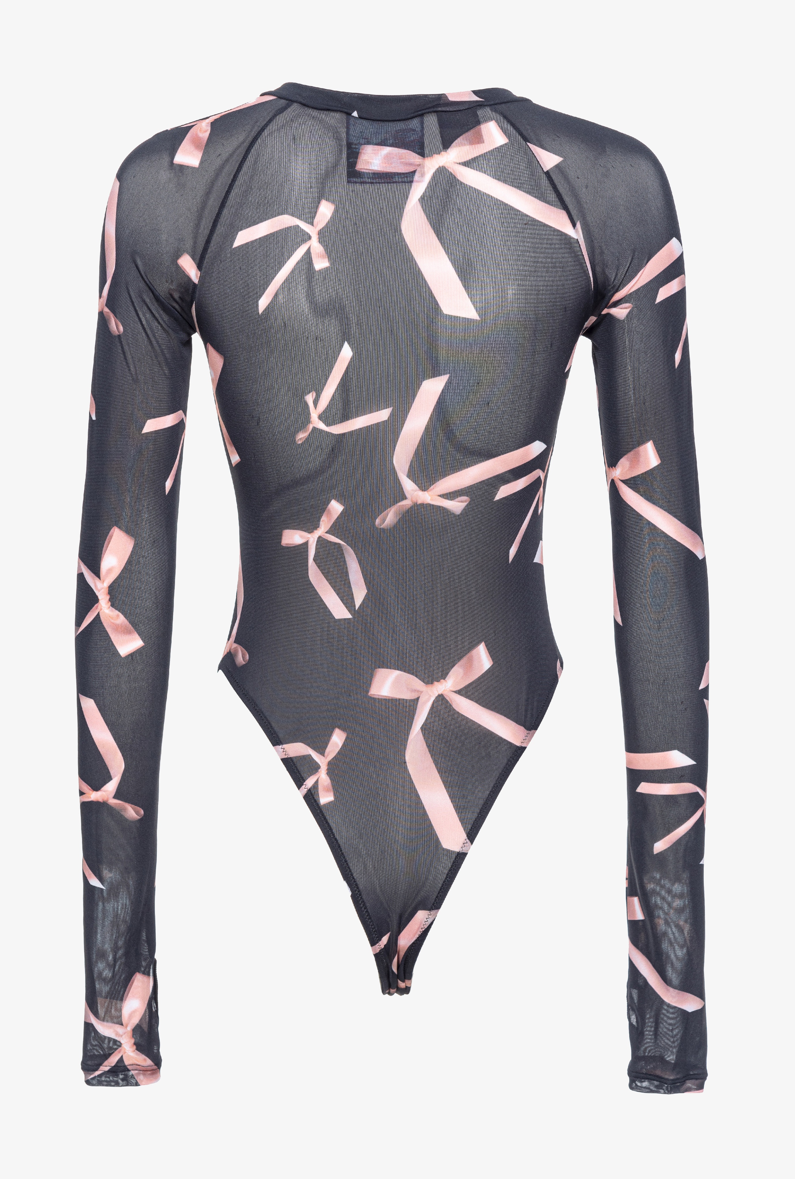 PINKO REIMAGINE BOW-PRINT BODYSUIT BY PATRICK MCDOWELL - 5