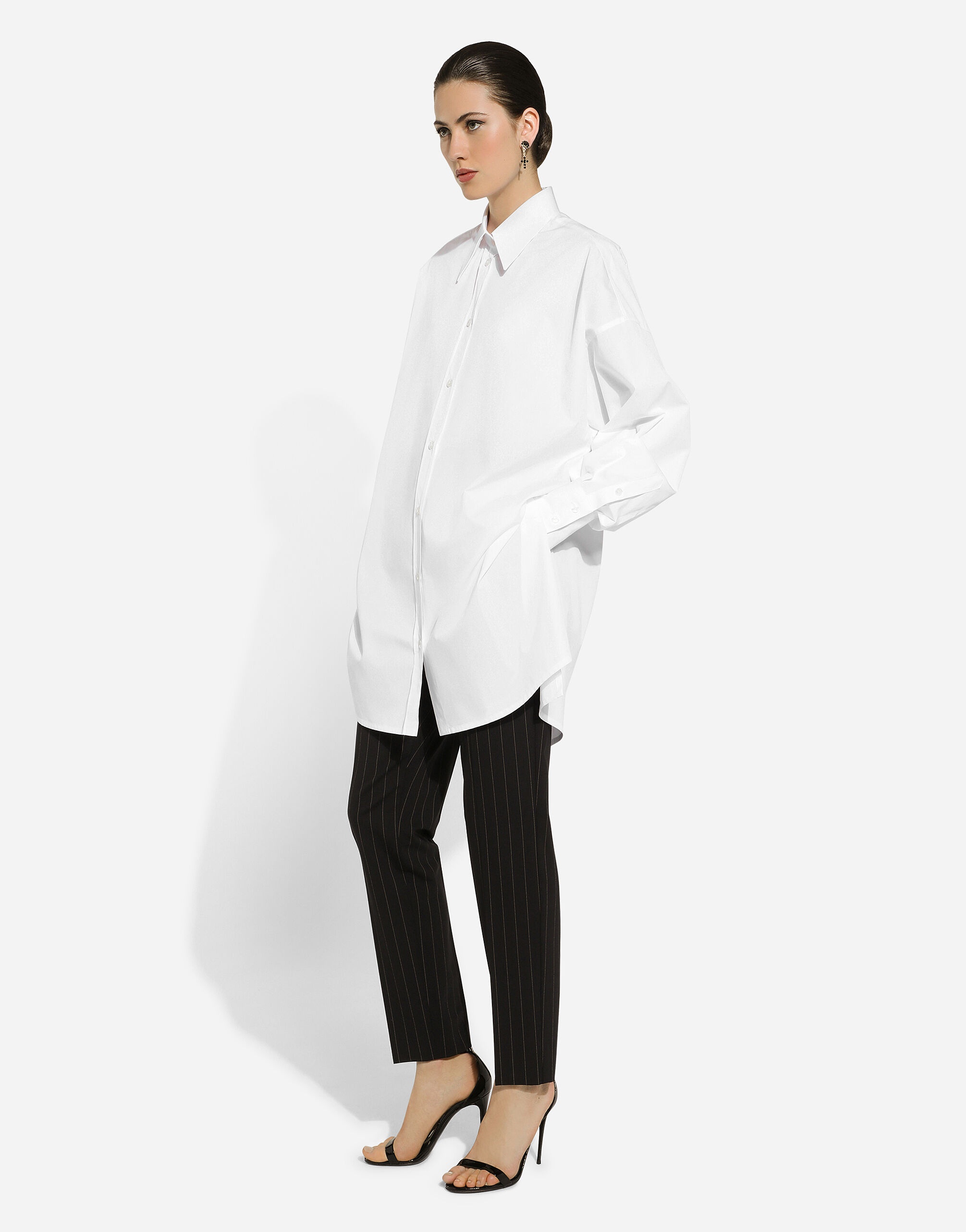 Tailored pinstripe wool pants - 2