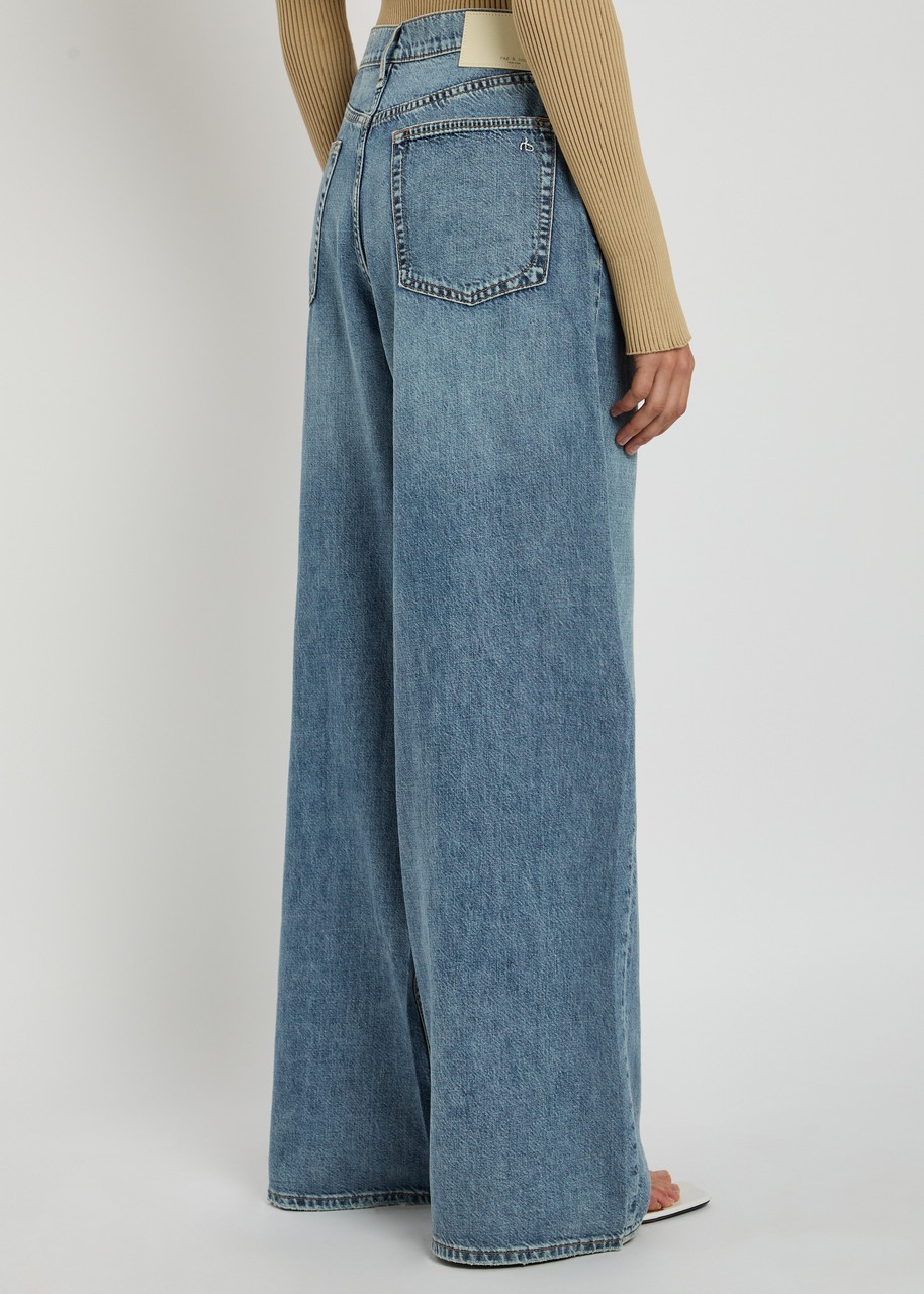 Rag & Bone Featherweight Sofie Wide-leg Jeans - 3