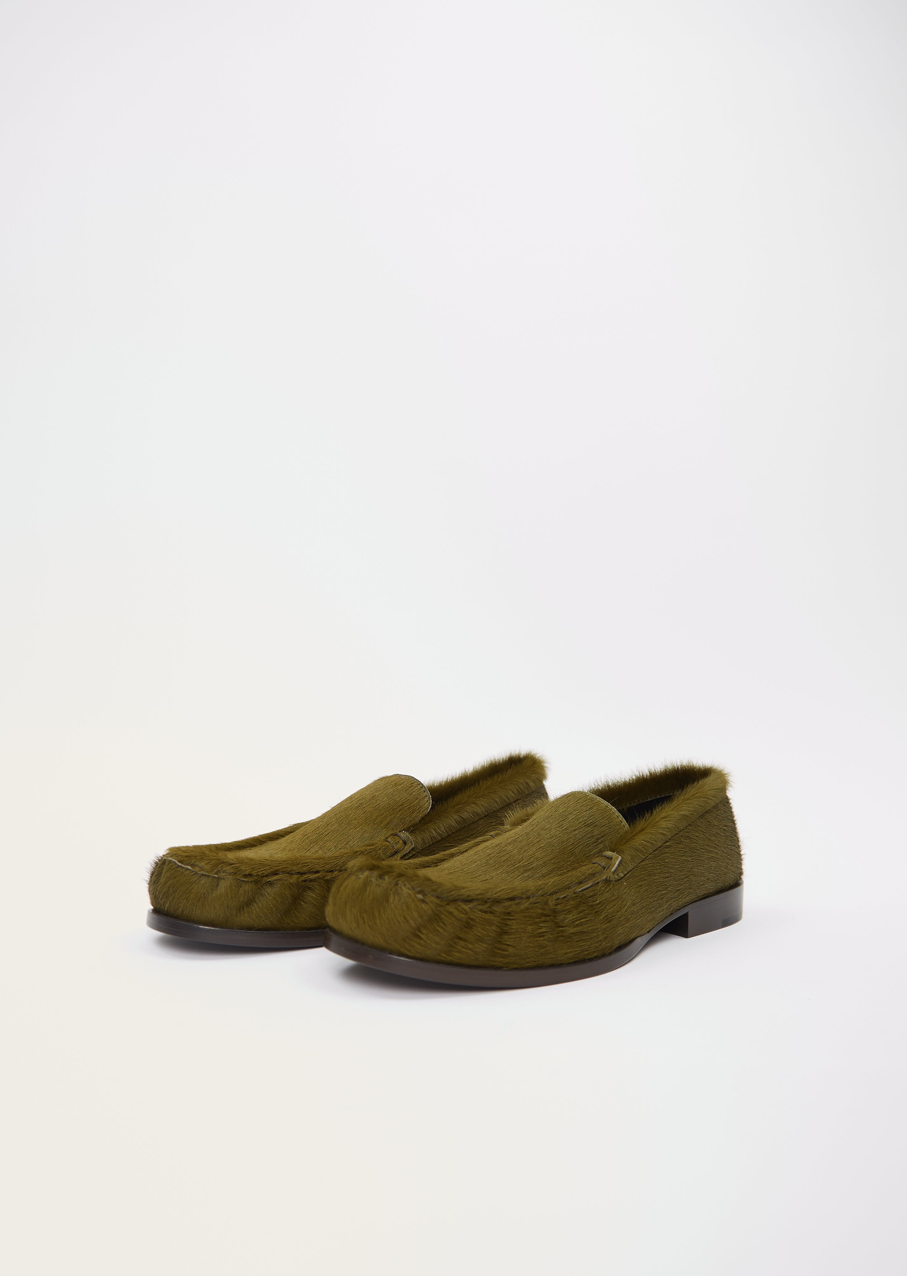 Hair Leather Loafer - 2