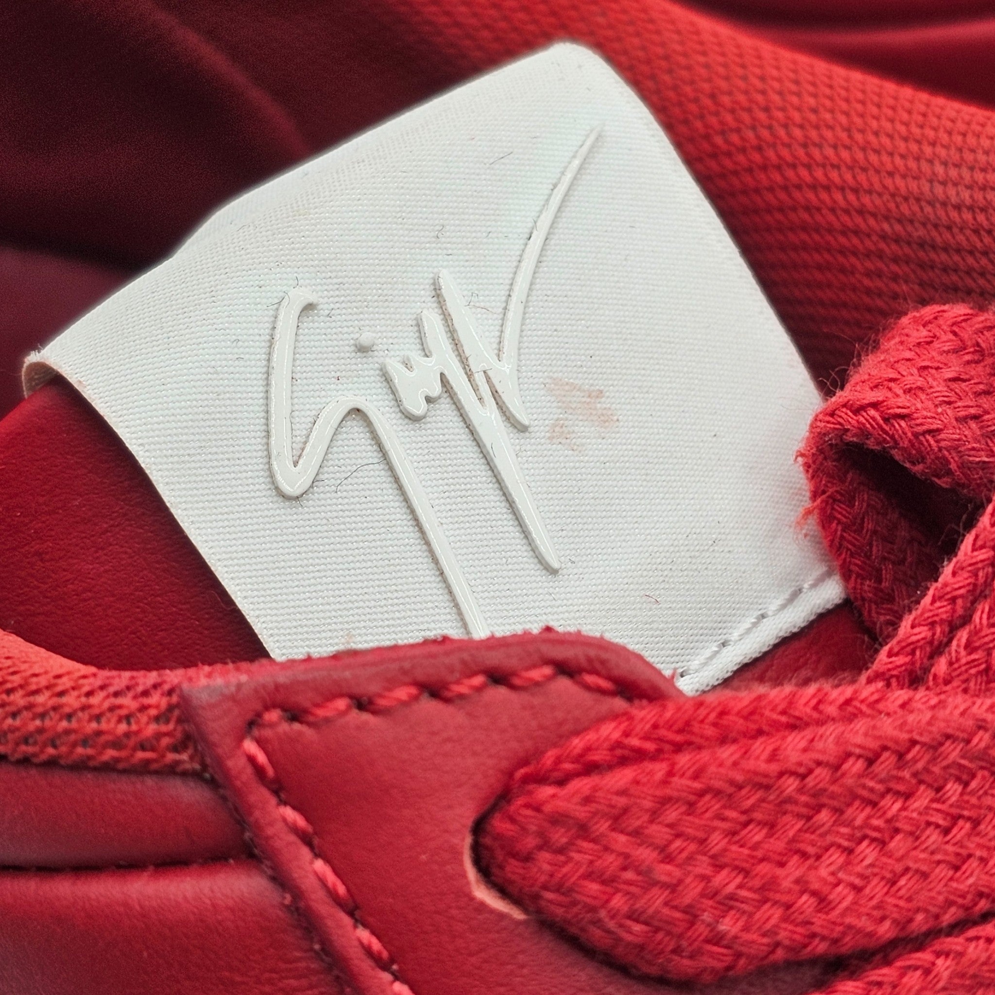Giuseppe Zanotti Cobra Sneakers - Leather - Red - 45 - 9