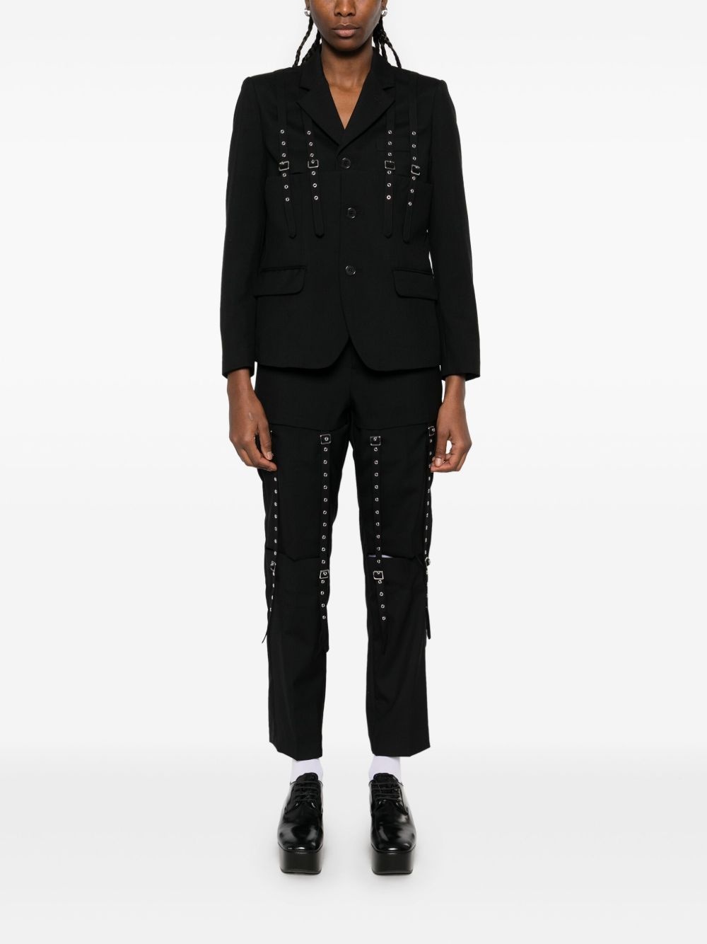 x Comme Des Garcons cut-out blazer - 2