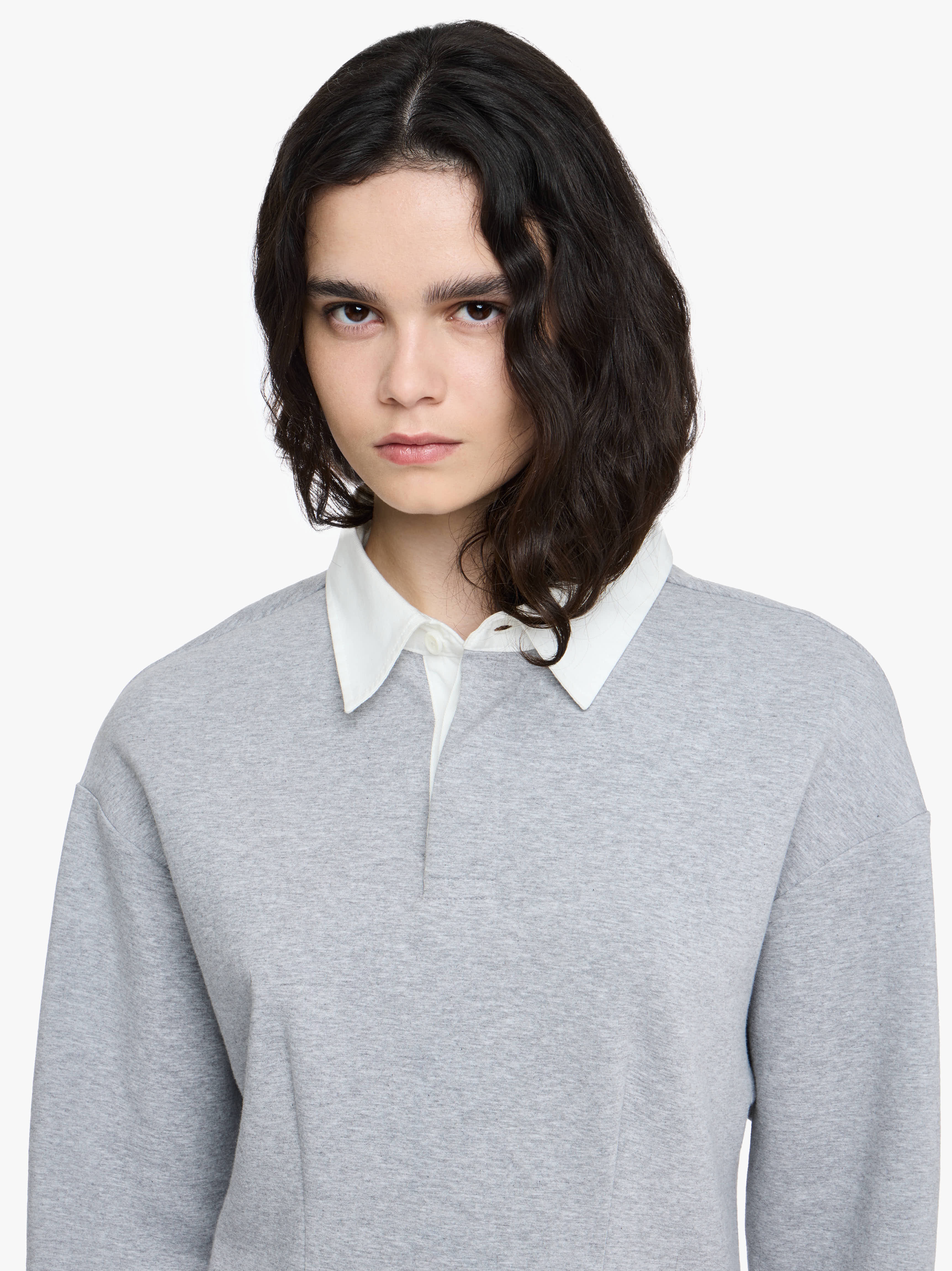 LONG SLEEVE POLO DRESS - 5