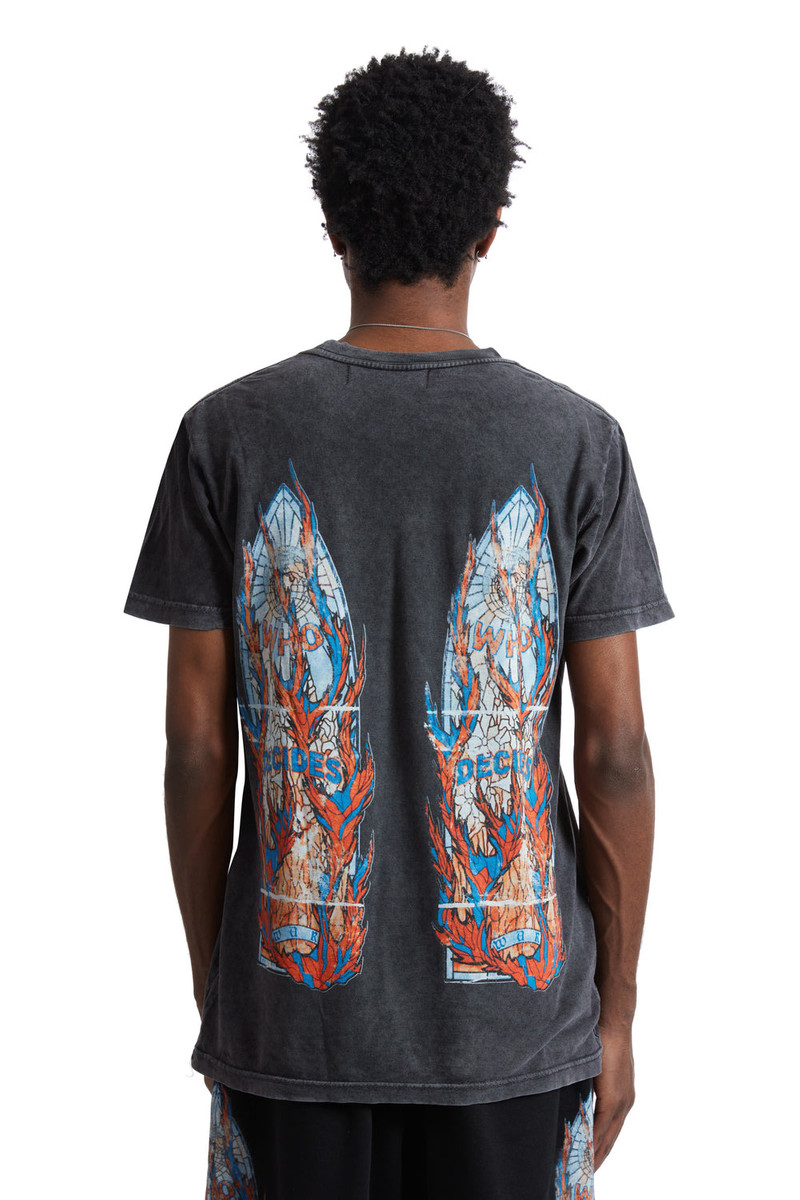 NYC Flame Glass T Shirt 6