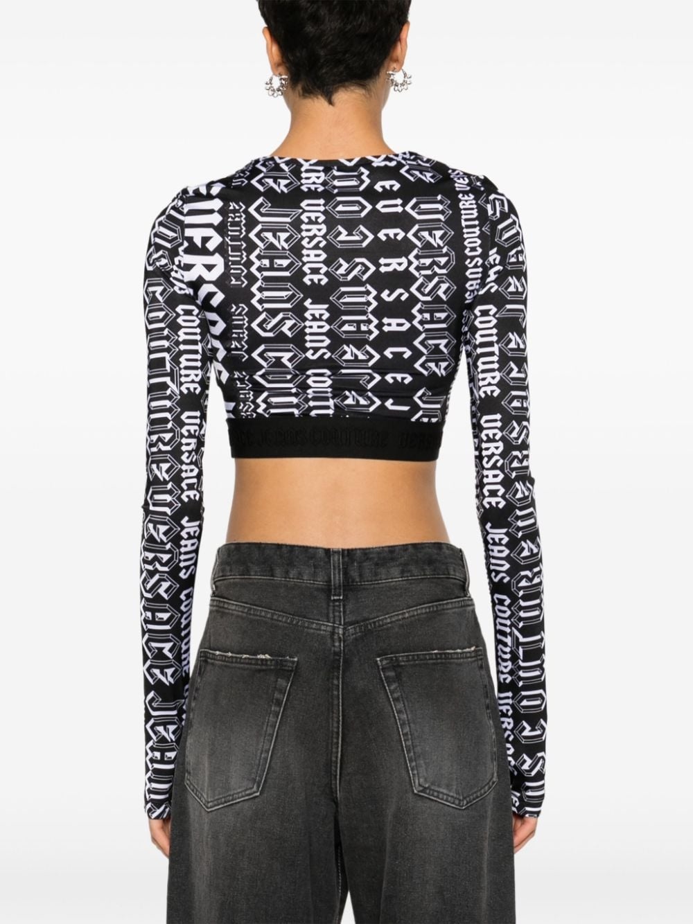 Logomania crop top - 4