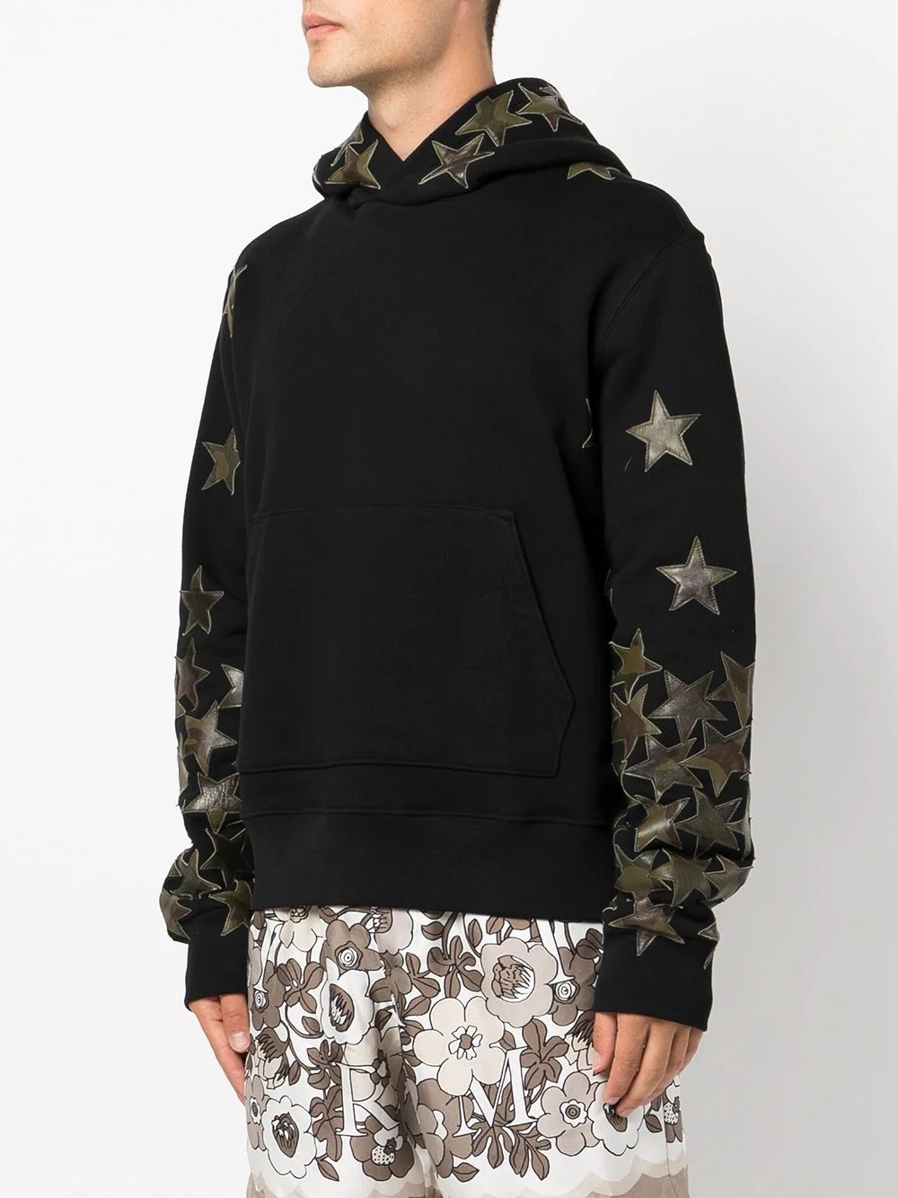 star-patch hoodie - 3